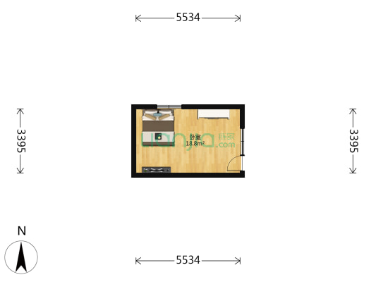 小酱坊胡同 1室0厅0卫 23平方