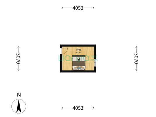 东大院4号 1室0厅0卫 15平方