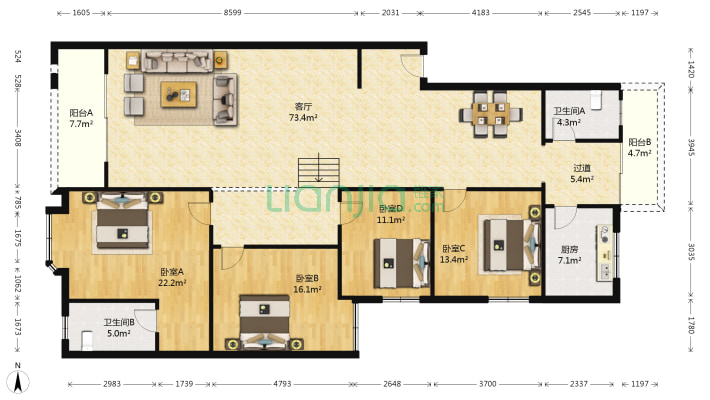 新宇家苑二手房实景图