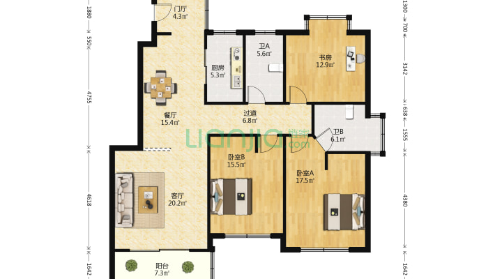 清风阁西区二手房实景图