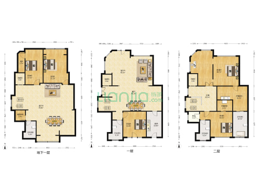 复地香栀花园 5室3厅4卫 401平方