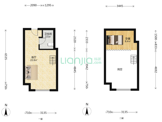 世茂和光荟 1室1厅1卫 42平方