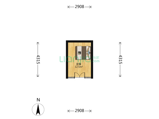 小院西巷 1室0厅0卫 15平方