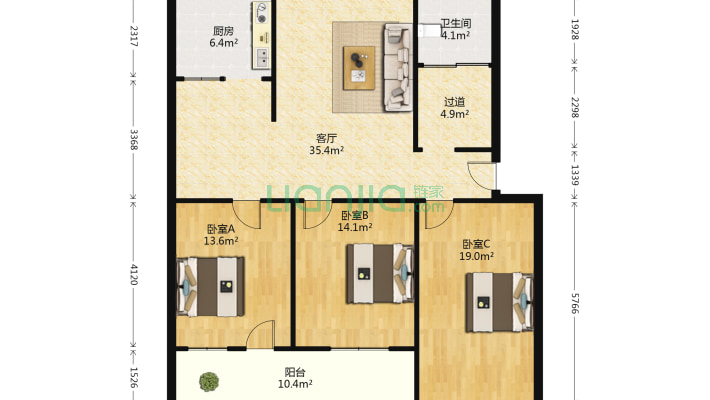 燃料公司家属院二手房实景图