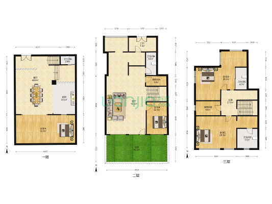 南湖湾 4室2厅4卫 286平方