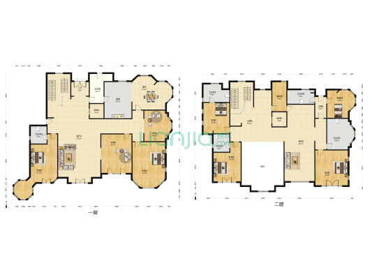 远洋博堡雅墅 7室3厅5卫 1452平方