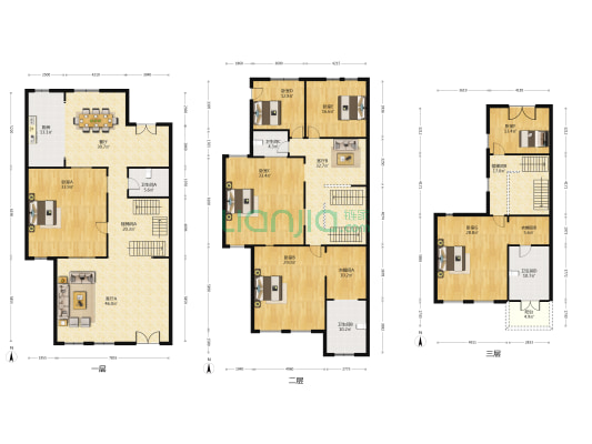 中海紫御豪庭(别墅) 7室3厅4卫 617平方