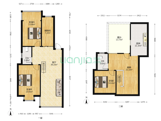 桂林市五交机电综合批发市场 3室1厅2卫 79平方