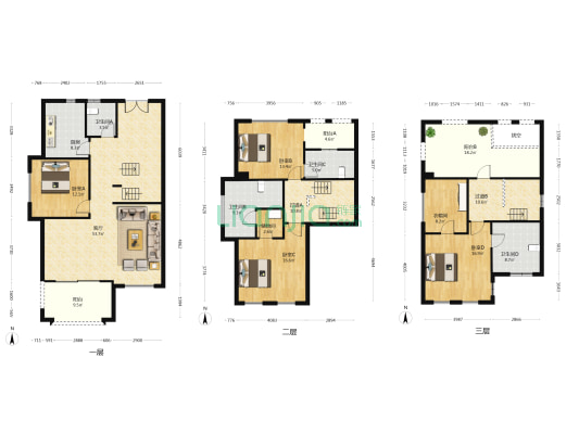 嘉裕第六洲斑斓屿 4室1厅4卫 212平方