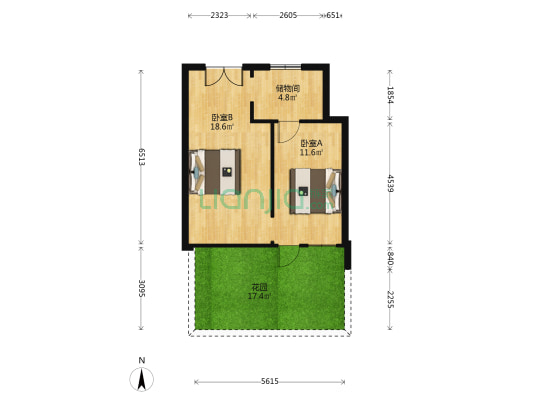 文三路59号 2室0厅0卫 40平方