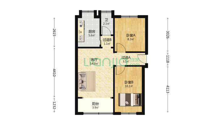 望月湖小区八片区二手房实景图
