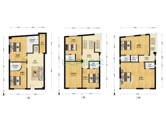 思明北路 6室1厅7卫 194平方