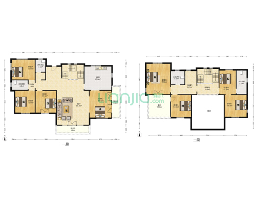 玲珑天城 8室1厅4卫 406平方