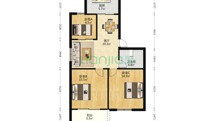 邮电宿舍(河东路3号)二手房实景图