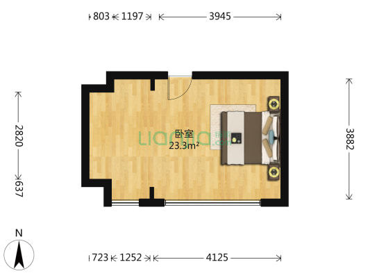 新城璞樾和山 1室0厅0卫 37平方