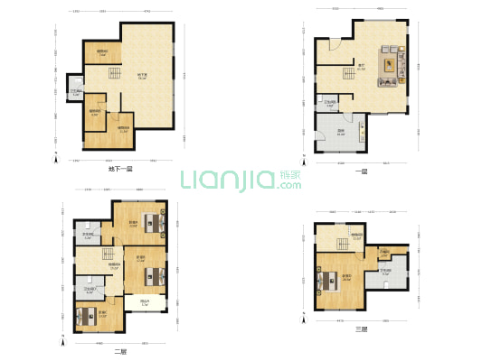 四季雅苑(别墅) 4室1厅5卫 376平方
