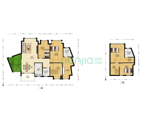 岭南世家荣景园 5室1厅3卫 127平方