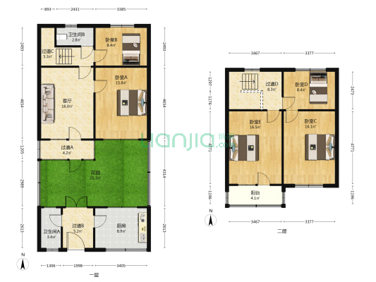 新盛巷 5室1厅2卫 130平方