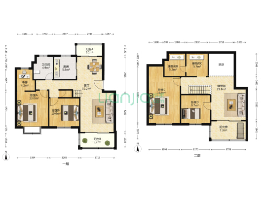 益闵花园 5室1厅1卫 154平方