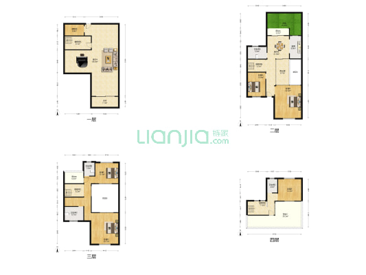 奥林匹克花园 5室2厅4卫 403平方