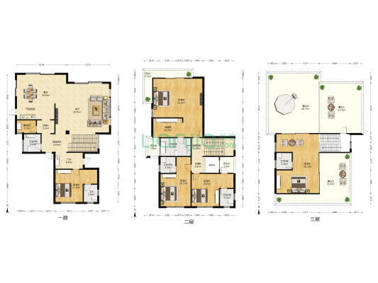 鲁能海蓝椰风B区 5室2厅6卫 349平方