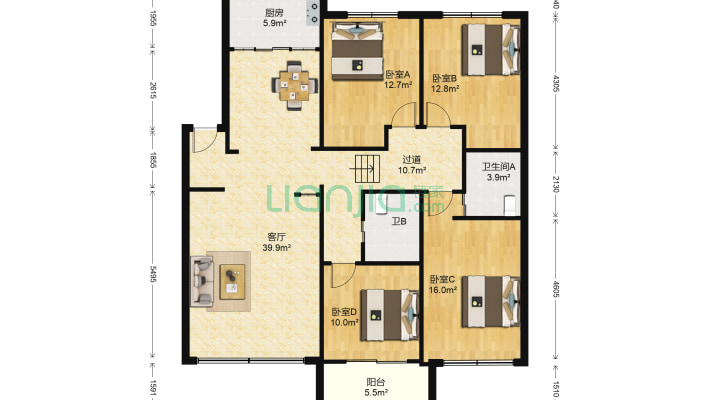 锦城公寓二手房实景图