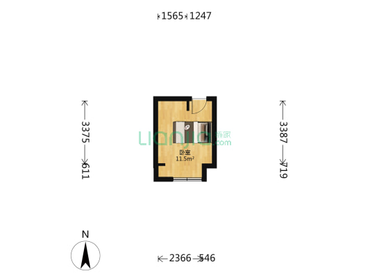 上施家园北区 1室0厅0卫 70平方