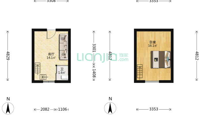 中山桥社区二手房实景图