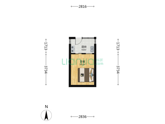 马园胡同 1室0厅0卫 16平方