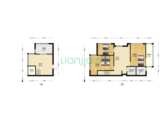 福晟钱隆首座 3室2厅2卫 90平方