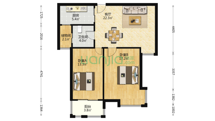 宝岛花园二手房实景图