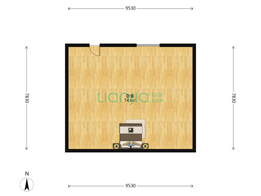 华侨新村商住楼 1室0厅0卫 75平方