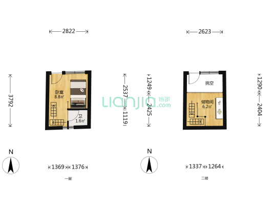 汤公胡同 1室0厅1卫 15平方