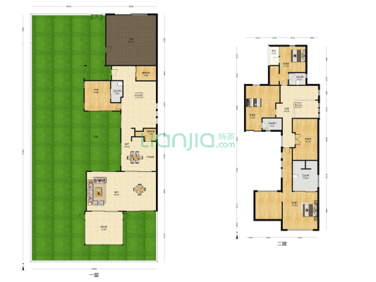 麓山国际碧影溪 4室2厅4卫 409平方
