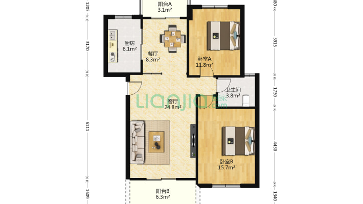 锦绣名居二手房实景图