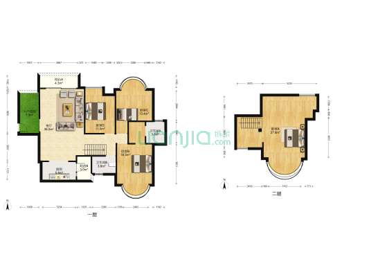 传盛东方名都 4室1厅2卫 140平方