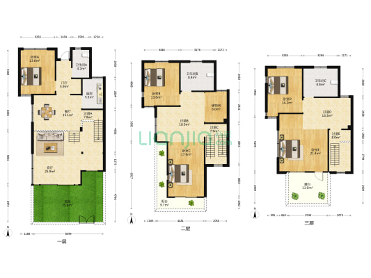 豪杰翡翠湾 5室2厅3卫 256平方