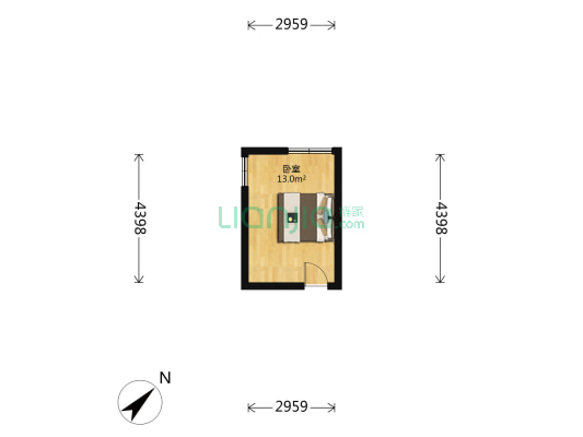 文泉西苑 1室0厅0卫 12平方