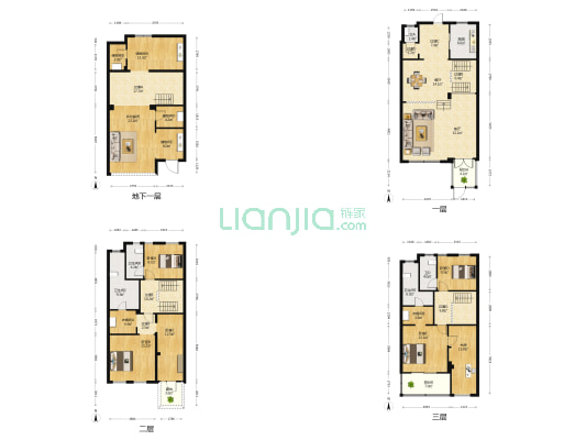 龙盛右岸美墅 7室2厅5卫 295平方