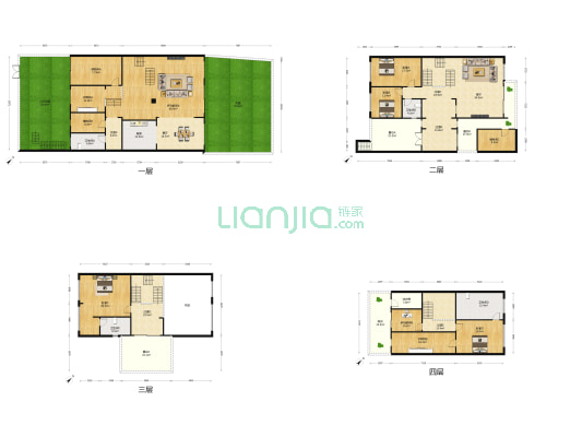 阅山墅 6室2厅4卫 170平方