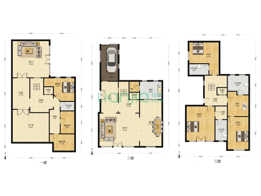 宝华海尚郡领(别墅) 4室3厅4卫 421平方