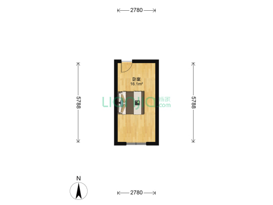 六段 1室0厅0卫 36平方