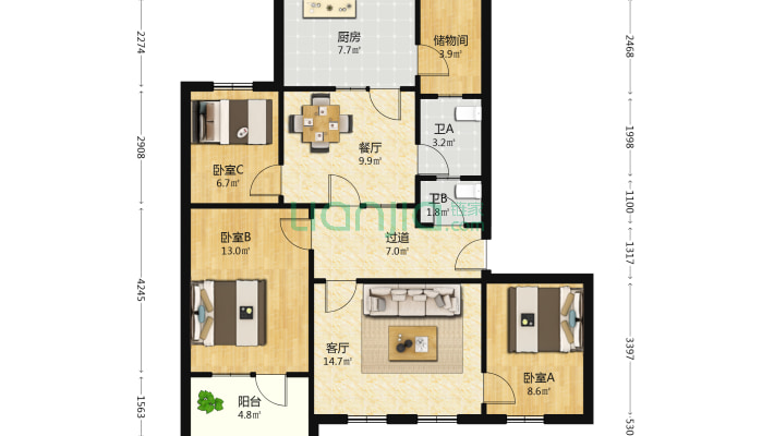市政府家属楼二手房实景图