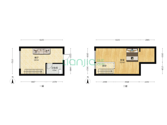 智汇谷 1室1厅1卫 38平方