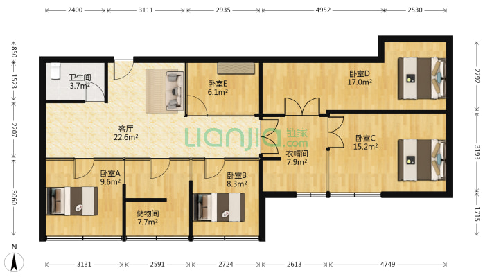 爱邦大厦二手房实景图