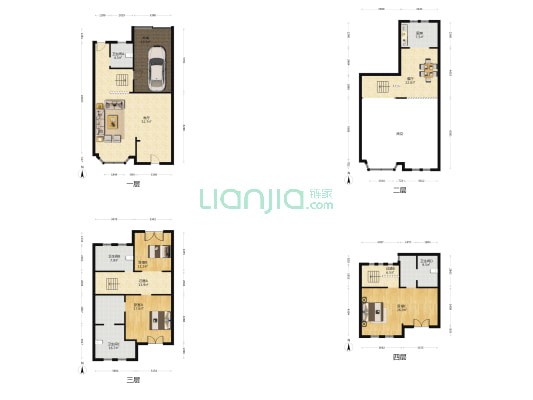 莫奈的花园 3室2厅4卫 284平方