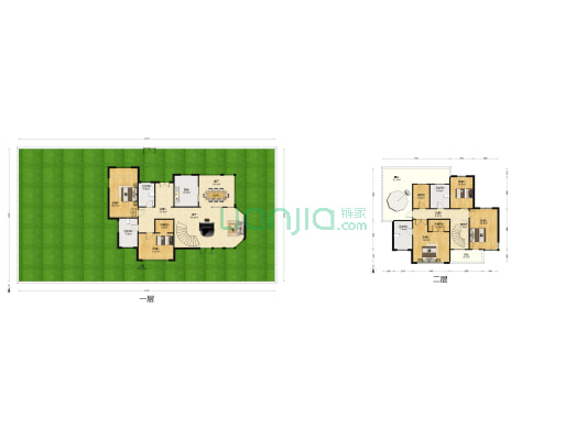 金苑山庄 5室2厅4卫 253平方