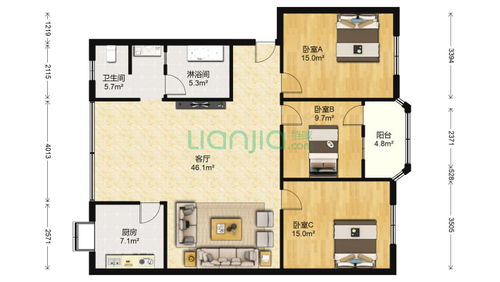 樊城区地税局家属院二手房实景图