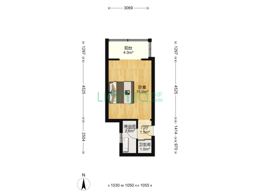 育文里(河西区) 1室0厅2卫 19平方