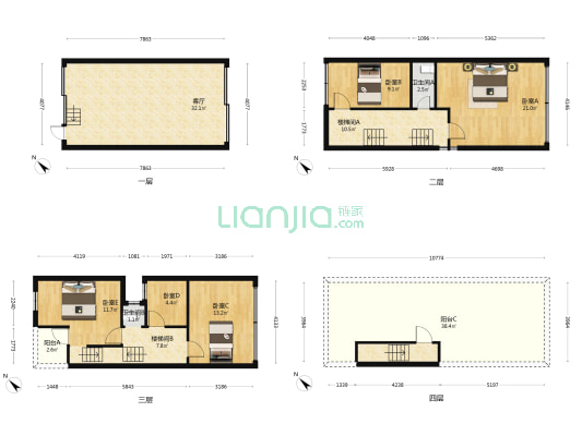 德昌下街 5室1厅2卫 131平方